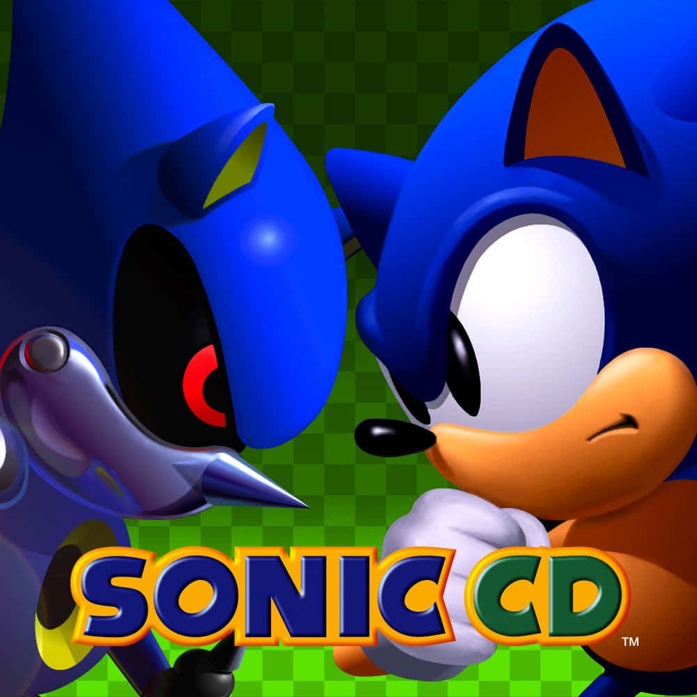 Sonic Cd - Classic Sonic In A Time-travel Adventure Wallpaper