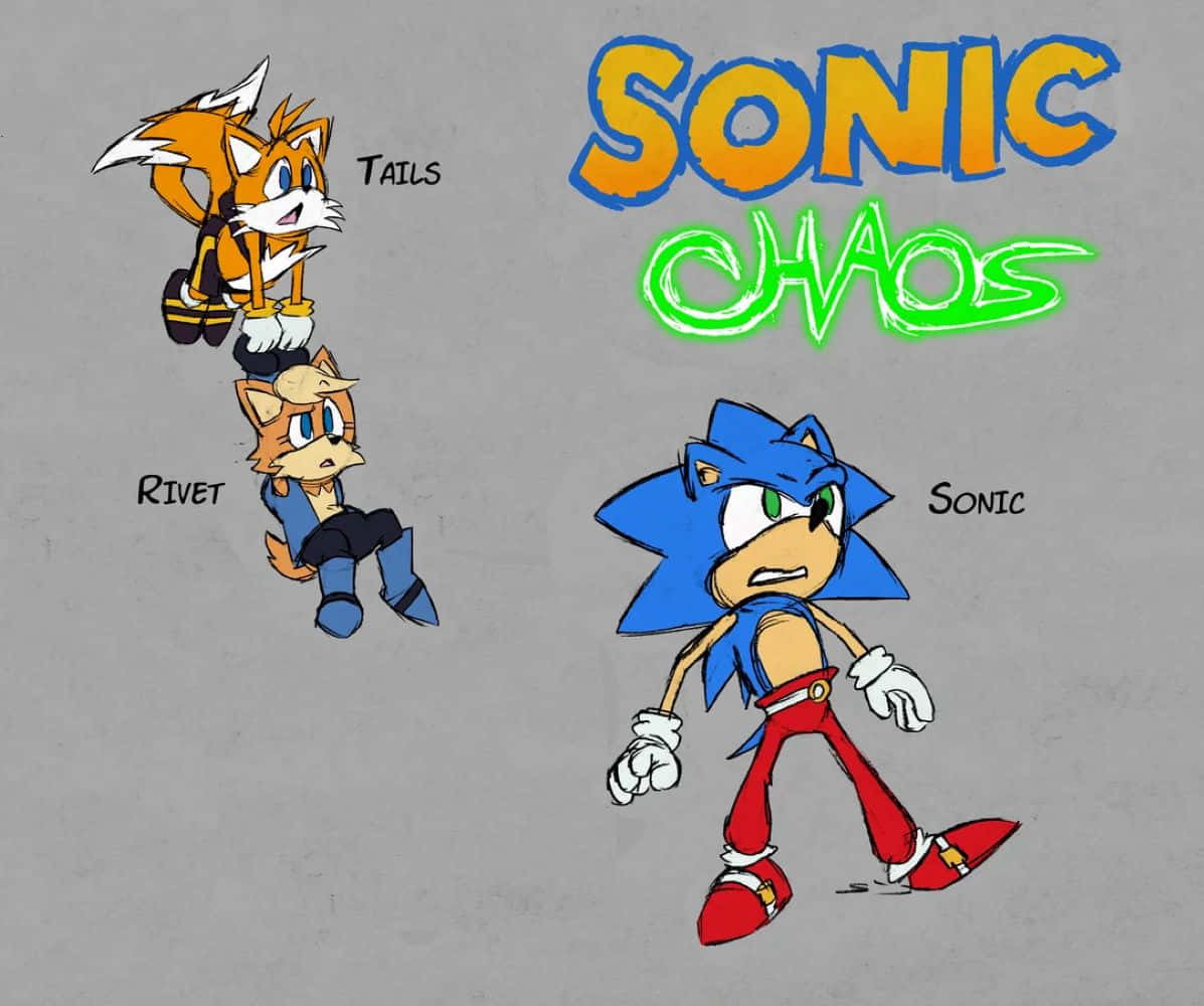 Sonic_ Chaos_ Character_ Artwork Wallpaper