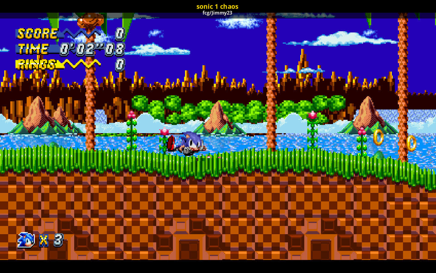 Sonic Chaos - High-speed Action With Sonic And Tails Wallpaper