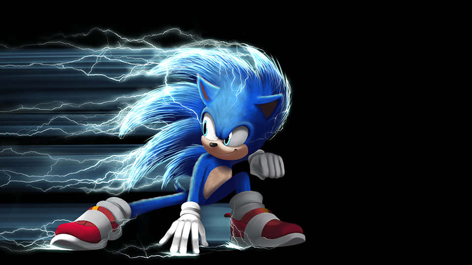 Sonic_ Electric_ Charge_ Background Wallpaper