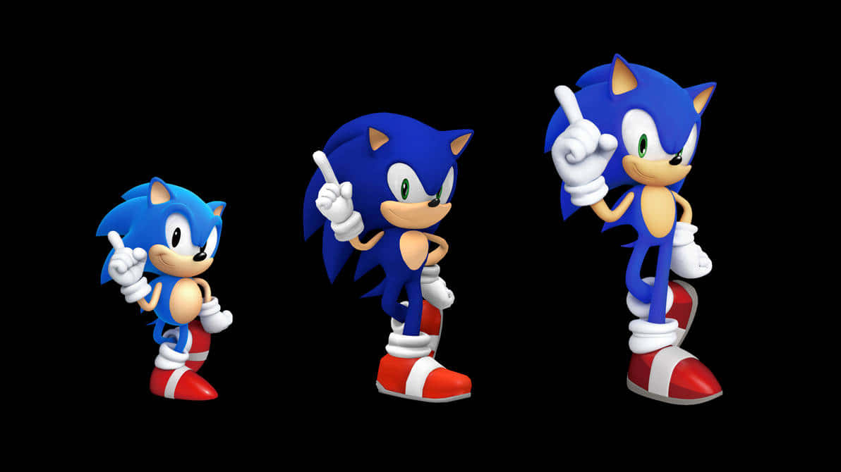 Sonic_ Generations_ Character_ Evolution Wallpaper