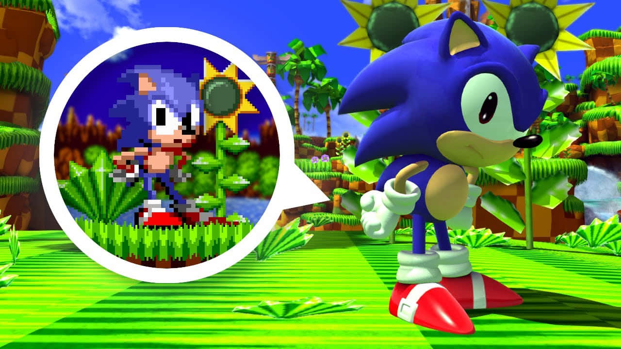 Sonic Generations Classic Modern Wallpaper