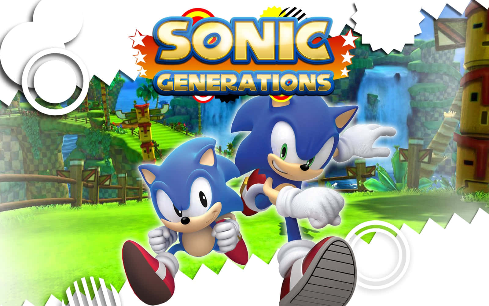 Sonic Generations: Classic Sonic Meets Modern Sonic In An Epic Crossover Adventure! Wallpaper