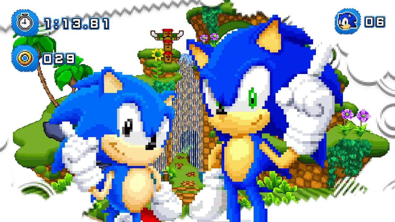 Sonic Generations Classicand Modern Wallpaper