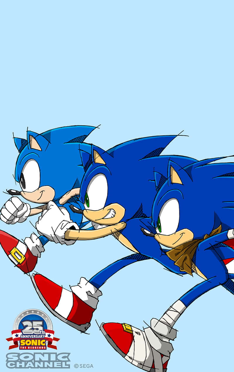 Sonic Generations Trio Running Wallpaper