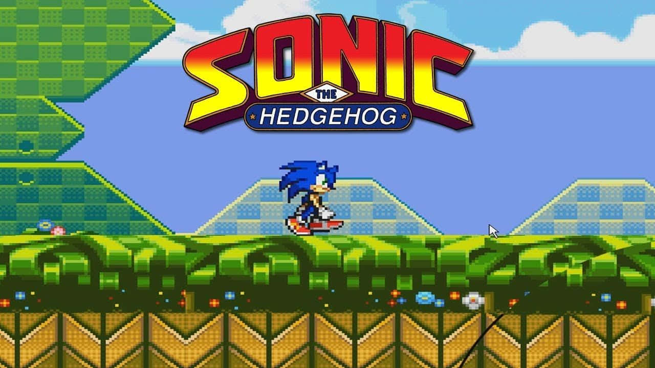 Sonic Green Hill Zone Classic Wallpaper