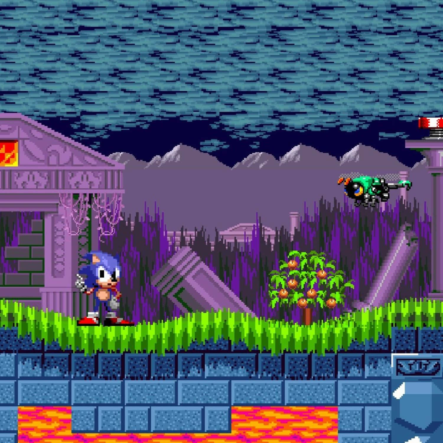 Sonic_ Marble_ Zone_ Level Wallpaper