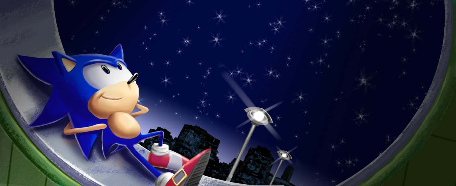 Sonic Nighttime Adventure Wallpaper