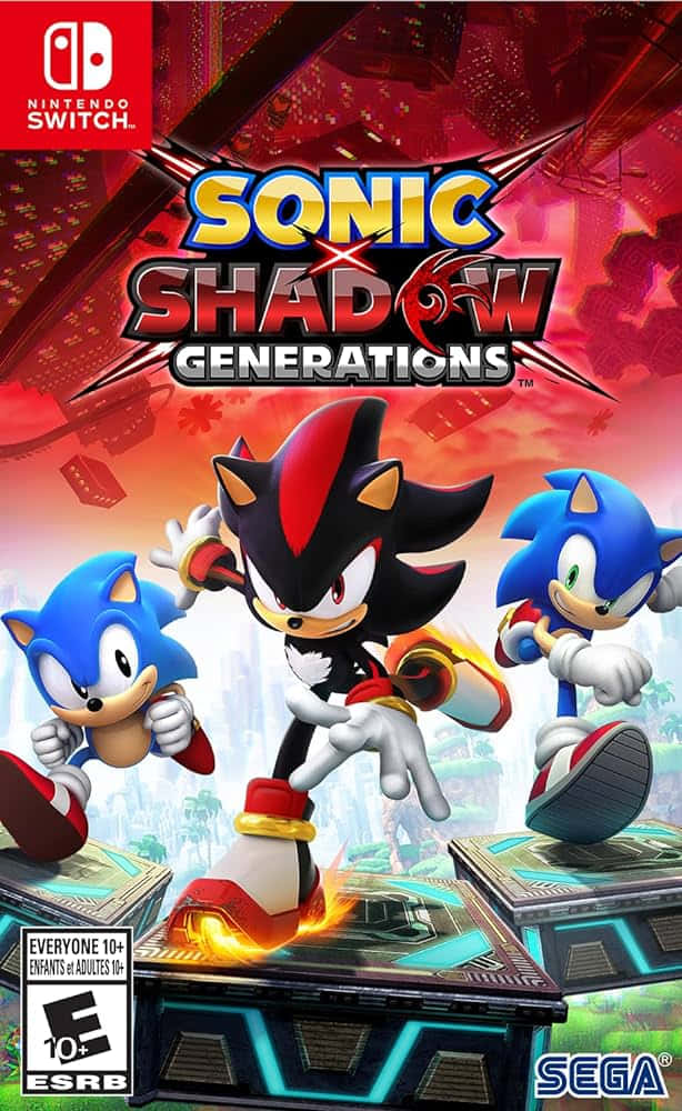 Sonic Shadow Generations Nintendo Switch Cover Art Wallpaper