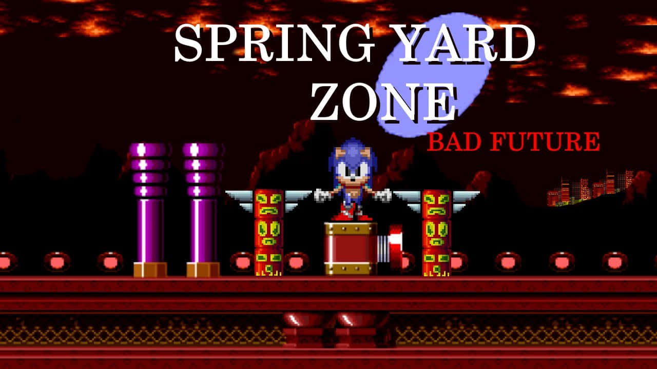 Sonic Spring Yard Zone Bad Future Wallpaper