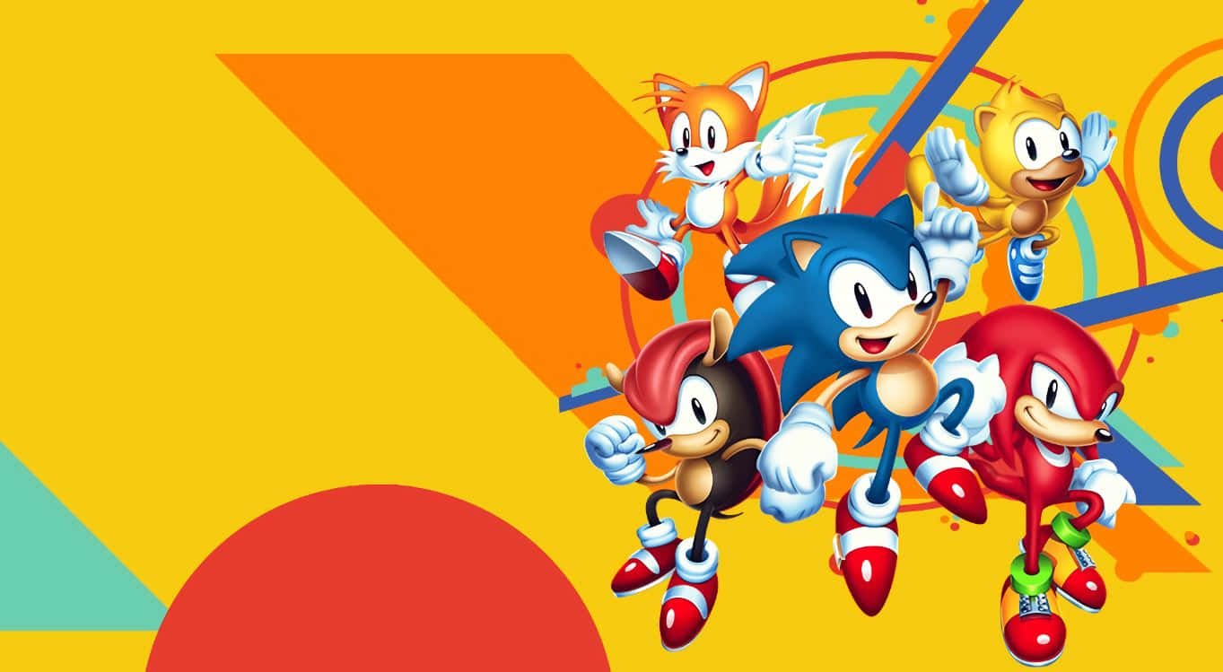 Sonic The Hedgehog And Friends Unite Wallpaper