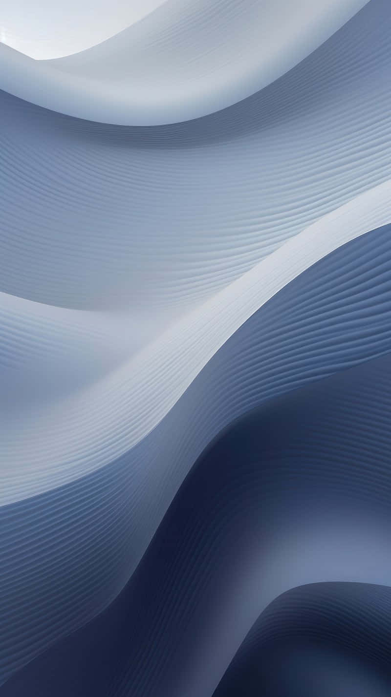 Soothing Blue Waves Abstract Wallpaper