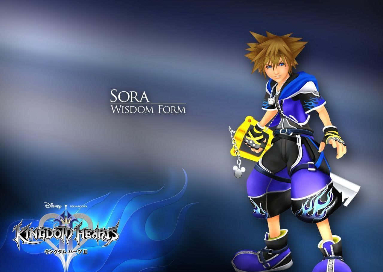 Sora's Epic Journey In Kingdom Hearts Wallpaper