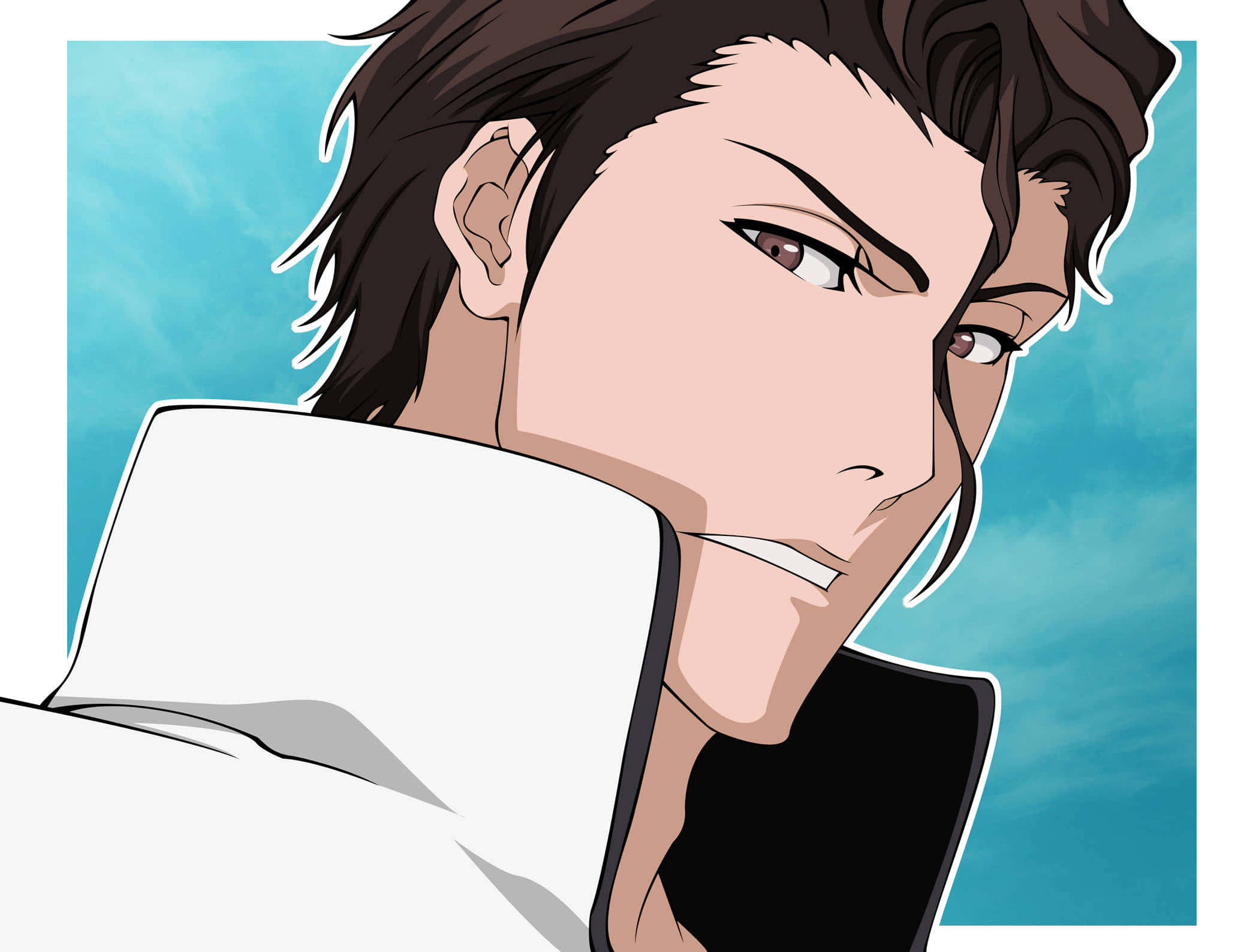 Sosuke Aizen, Former Captain Of The 5th Division In The Gotei 13 Wallpaper