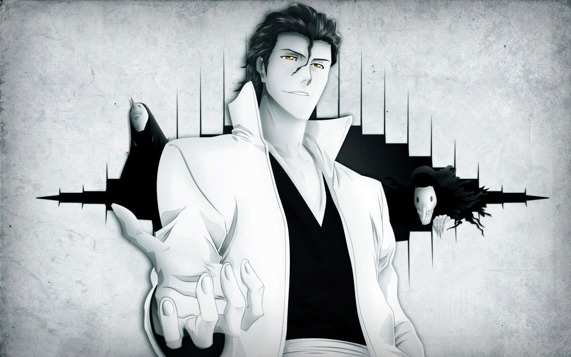 Sosuke Aizen, Former Captain Of The 5th Division Of The Gotei 13 Wallpaper