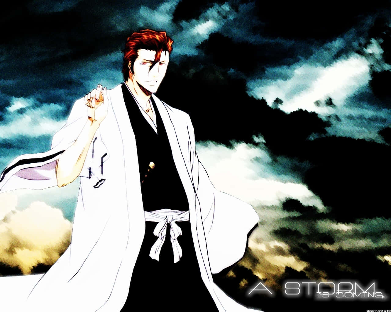 Sosuke Aizen, Master Manipulator In Bleach Anime Wallpaper