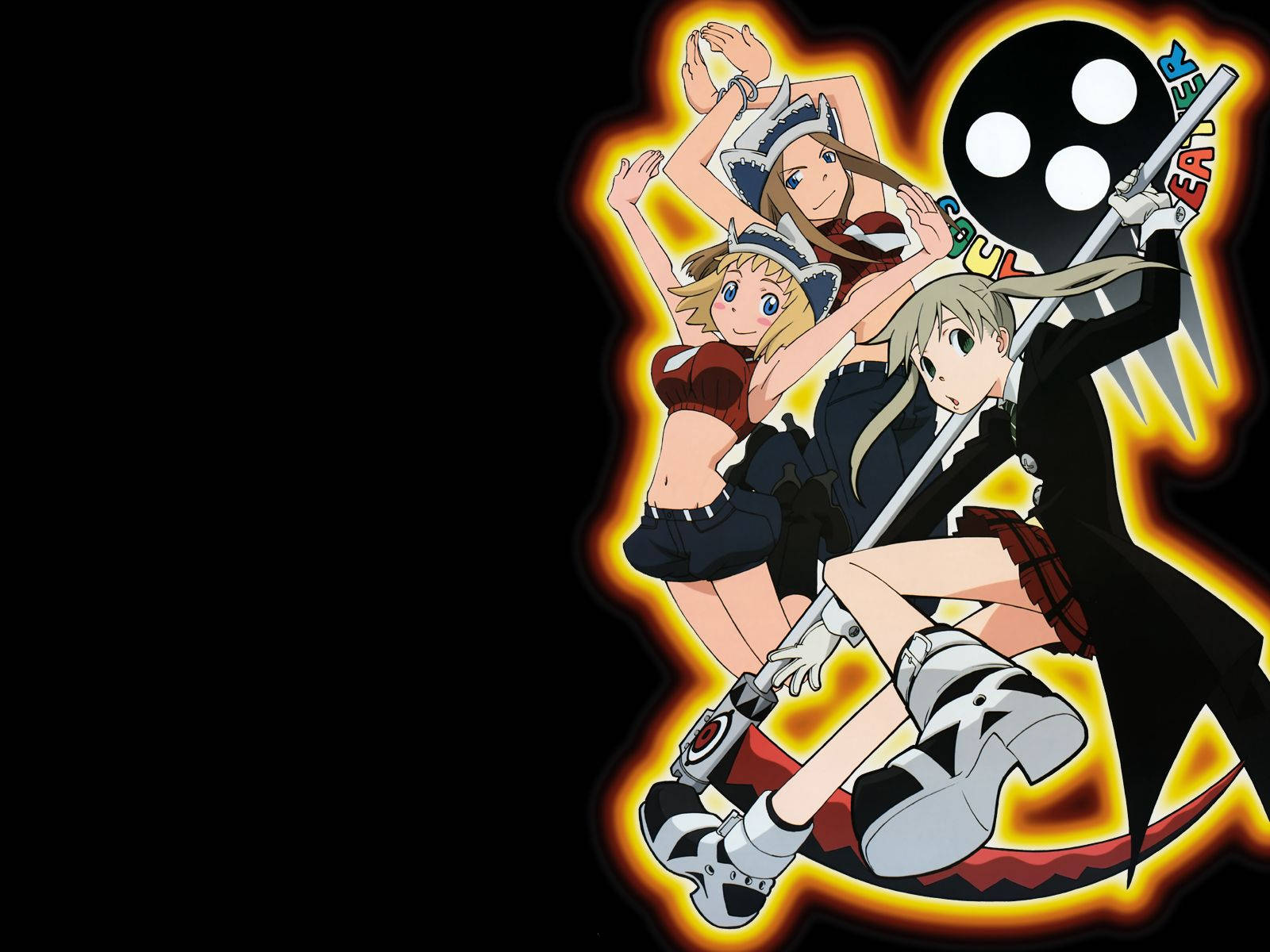 Soul Eater Maka, Liz And Patty Wallpaper