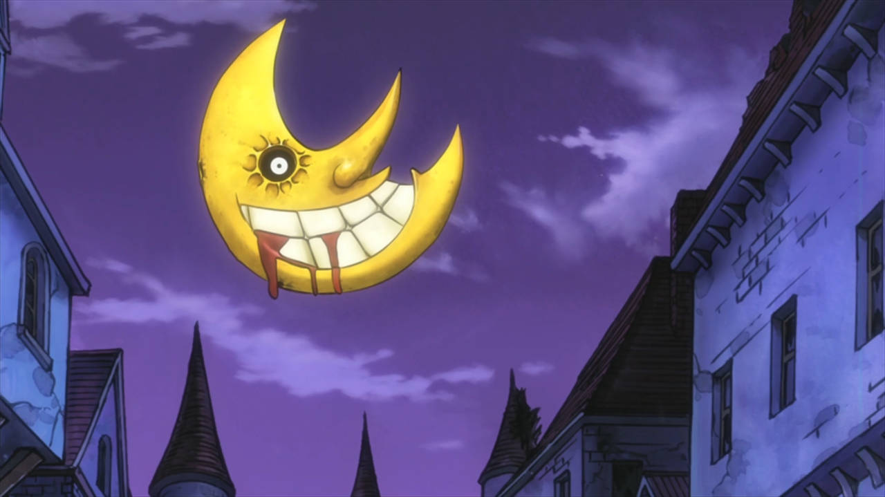 Soul Eater Moon In Village Wallpaper