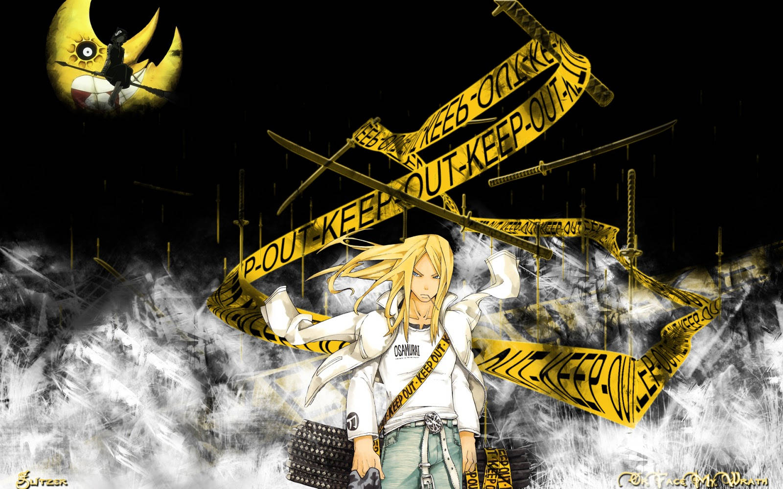 Soul Eater Moon With Mifune Fanart Wallpaper