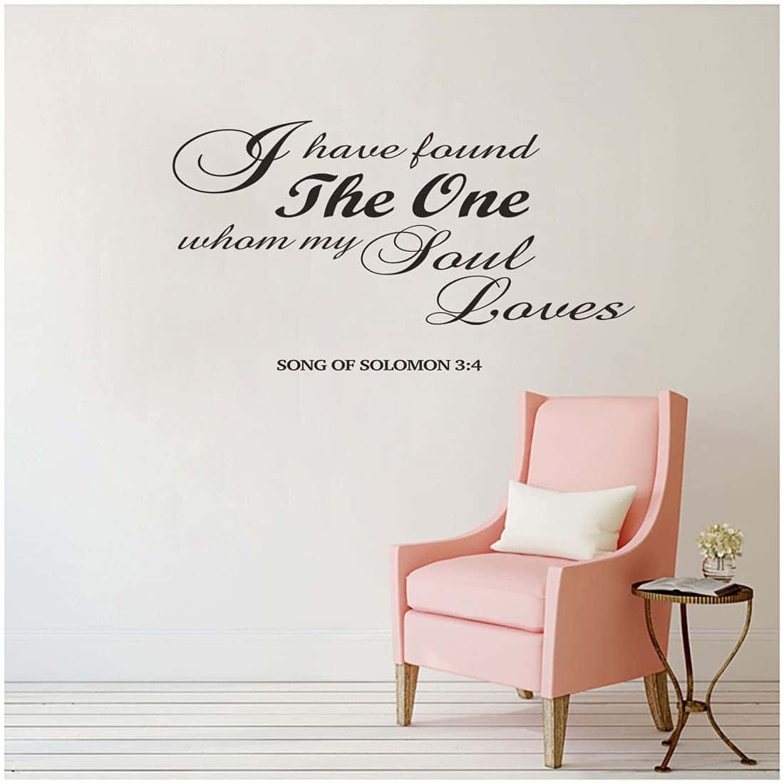 Soul Loves Bible Verse Wall Art Wallpaper