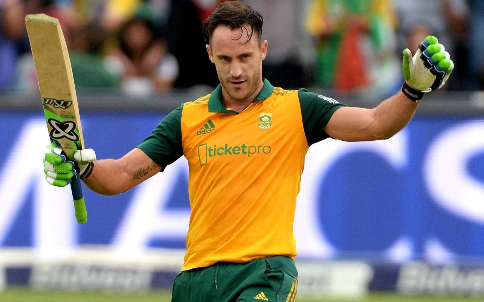 South Africa Cricket Faf Du Plessis Wallpaper