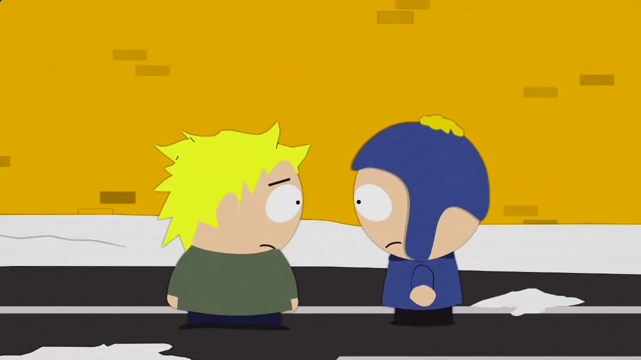 South Park Tweekand Craig Conversation Wallpaper