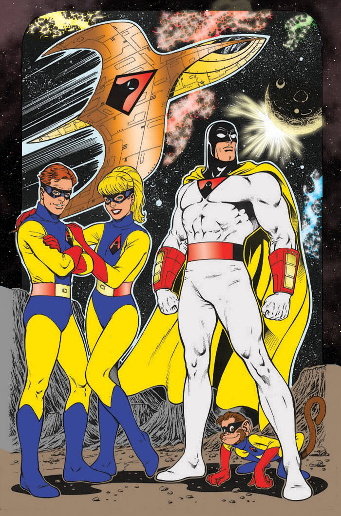 Space Ghost Comic Art Wallpaper