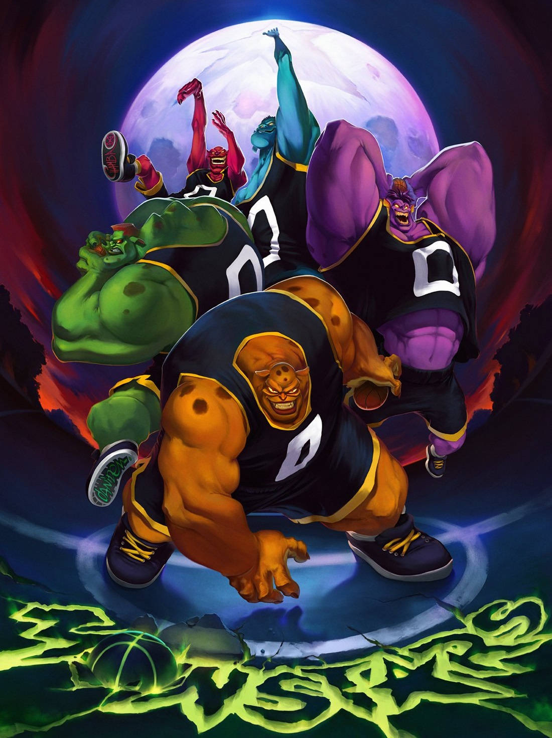 Space Jam Monstars Wallpaper