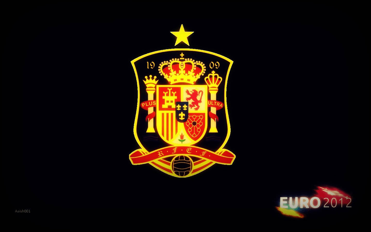 Spain National Football Team Euro 2012 Logo Wallpaper