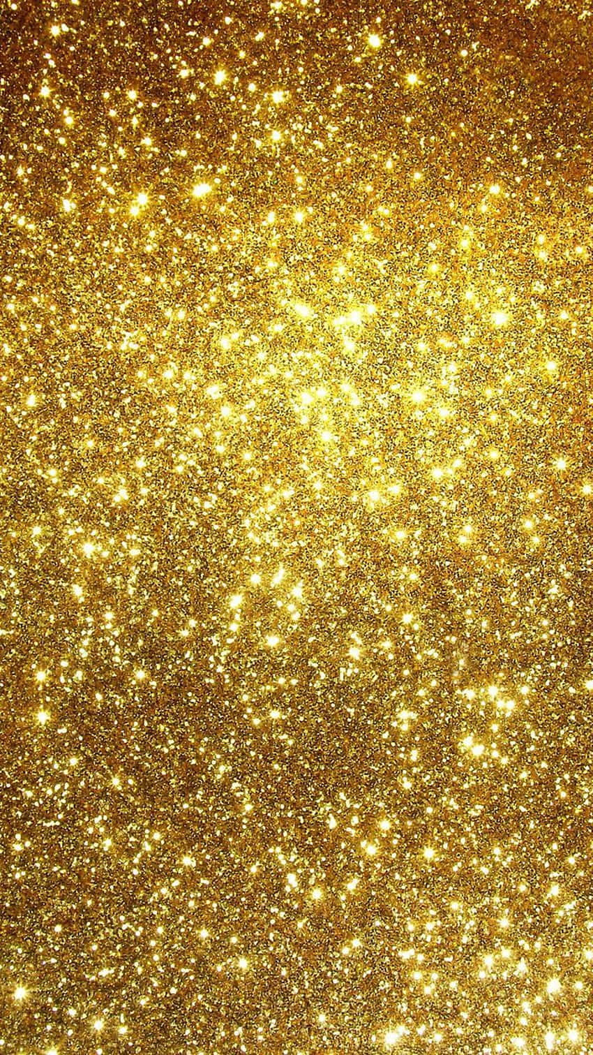 Sparkle In Style With Yellow Glitter Wallpaper