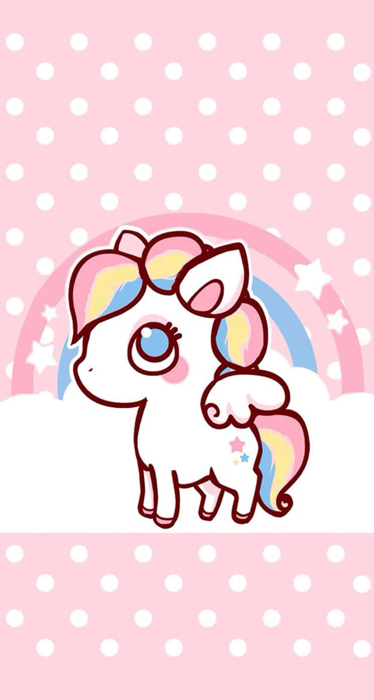 Sparkle With Colors - Pastel Unicorn Wallpaper