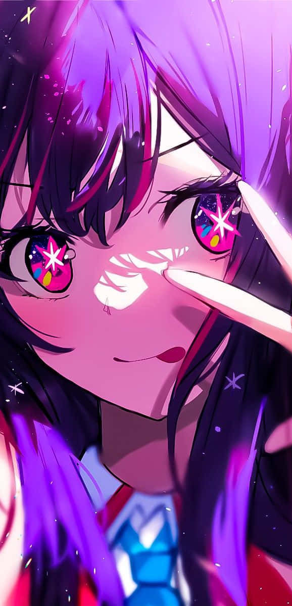 Sparkling Eyes Anime Character Wallpaper