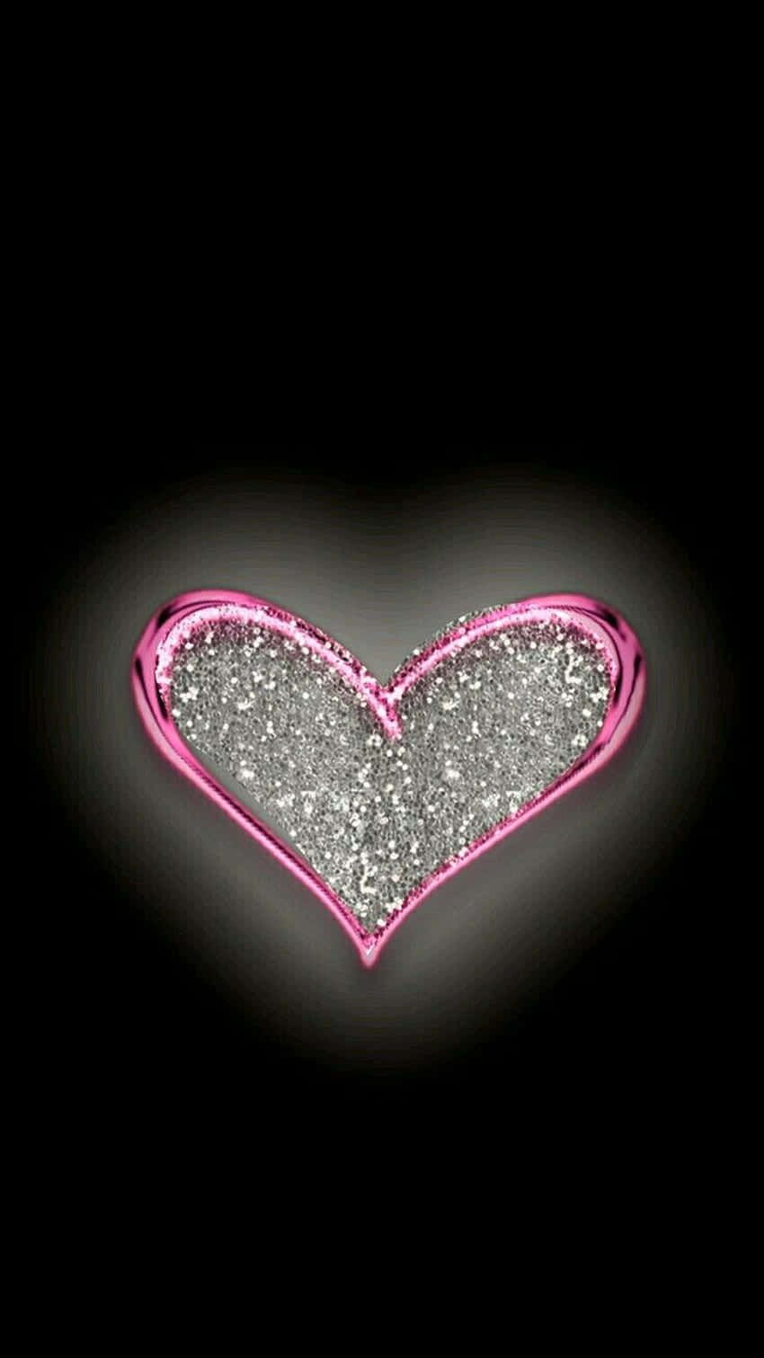 Sparkling Heart Wallpaper Wallpaper