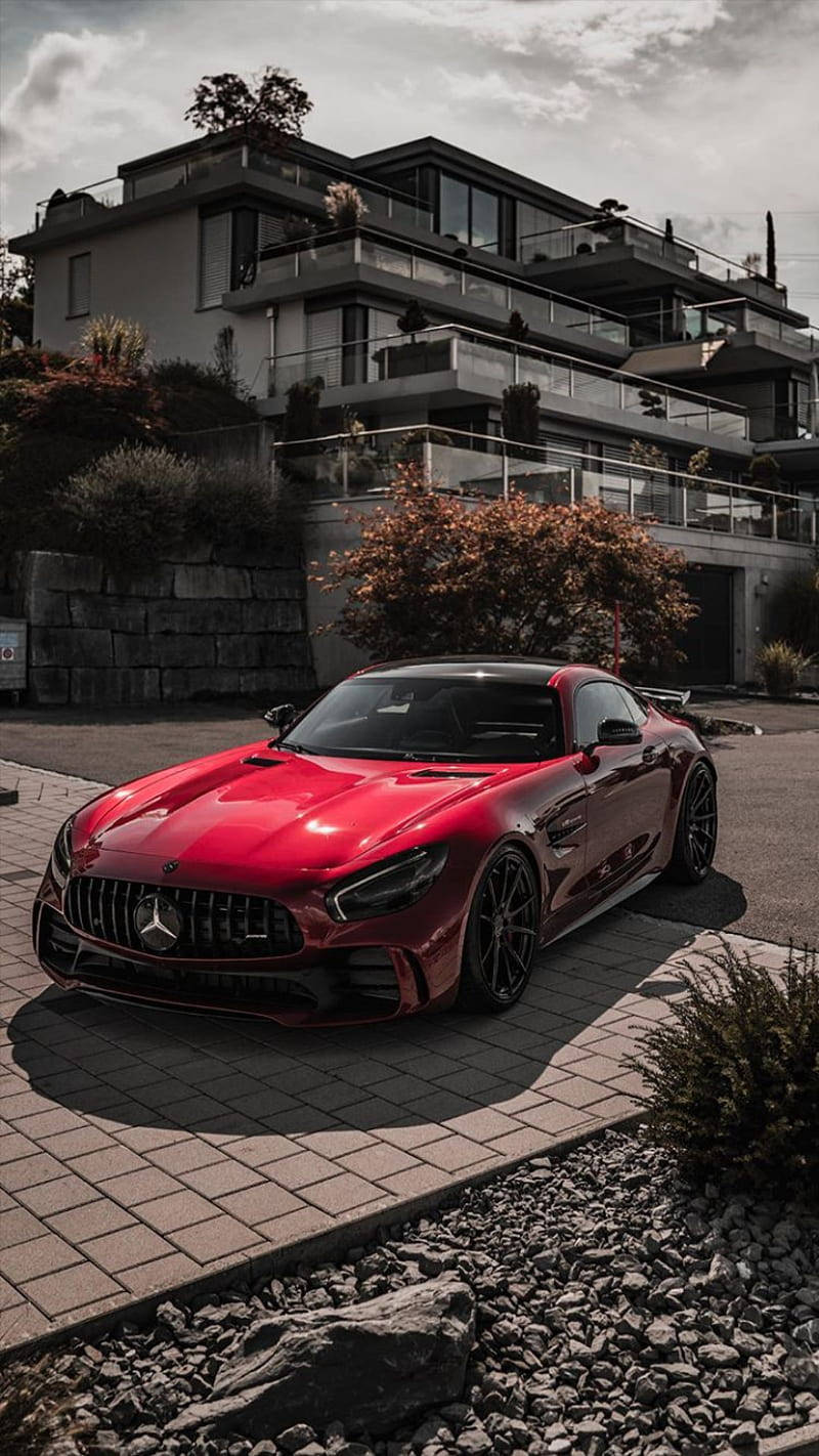 Sparkling Red Amg Gt R Wallpaper