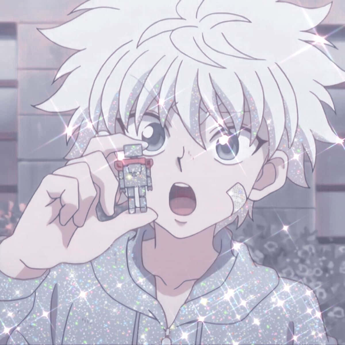 Sparkly Killua Hxh Pfp Wallpaper