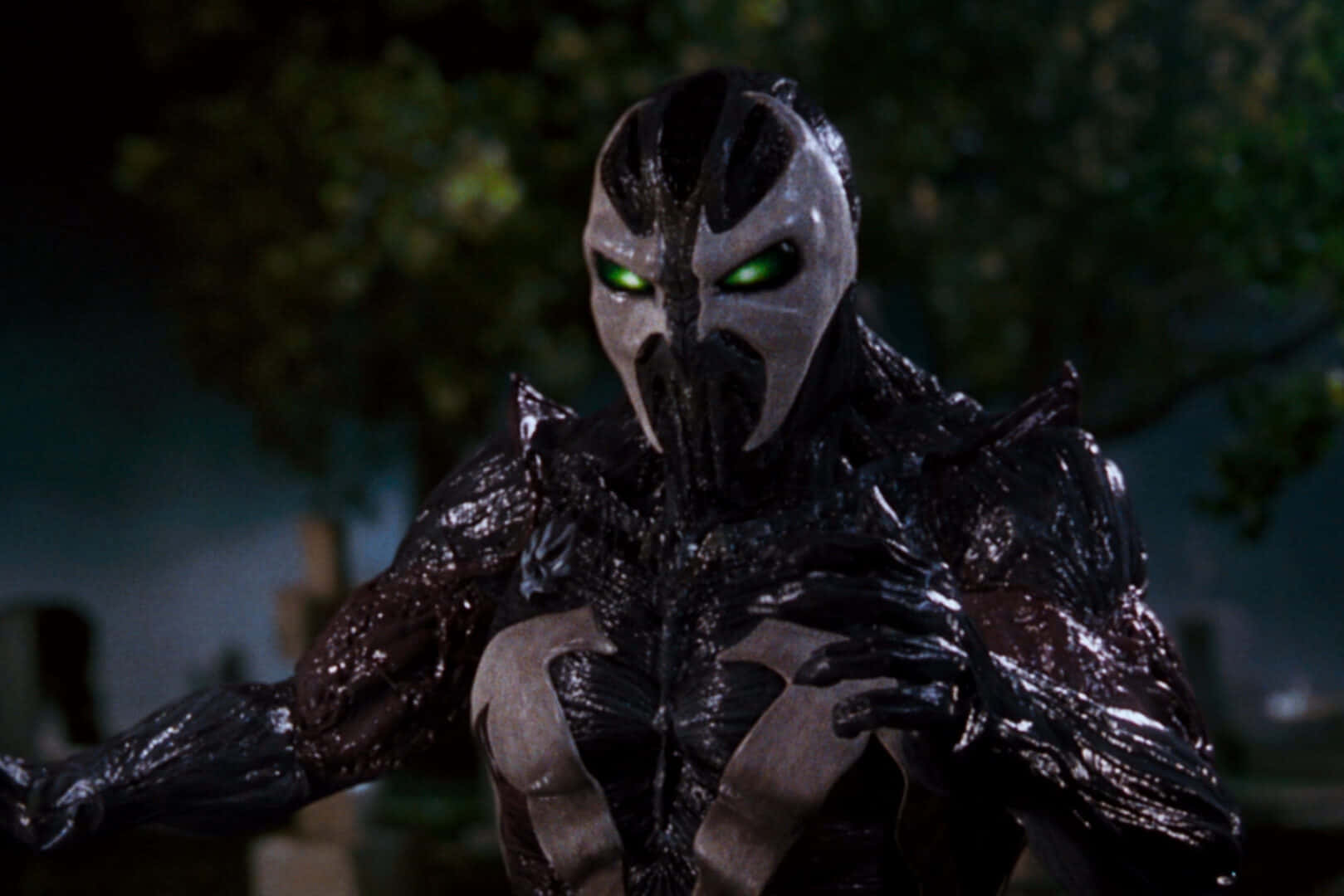 Spawn Unleashing Fury In Mortal Kombat 11 Wallpaper