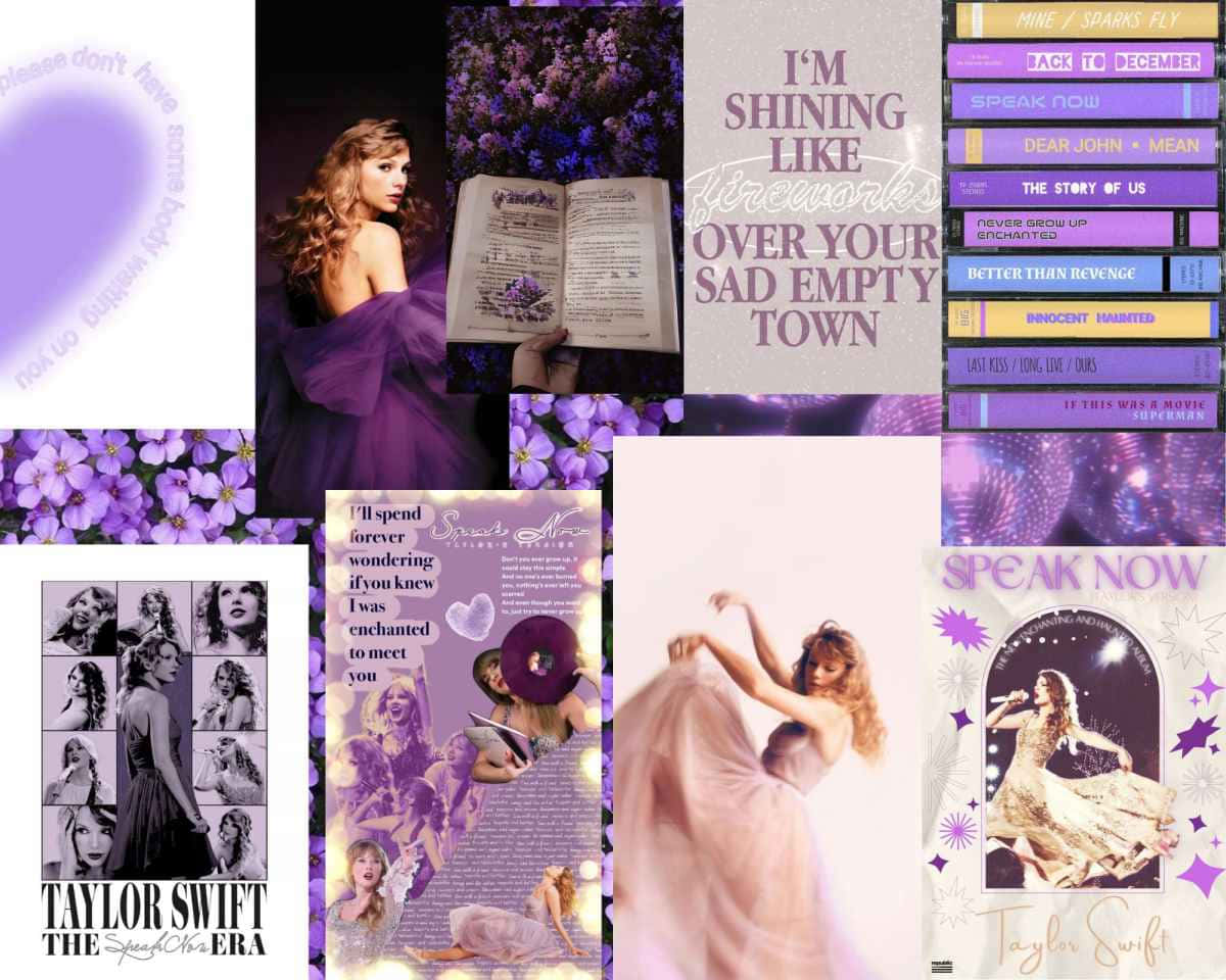 Speak Now Taylor Swift Collage Wallpaper