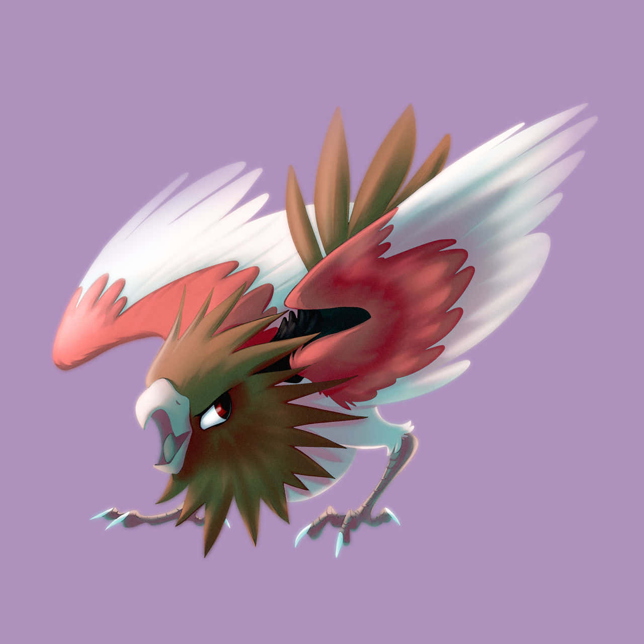 Spearow Fanart With Lavender Wallpaper