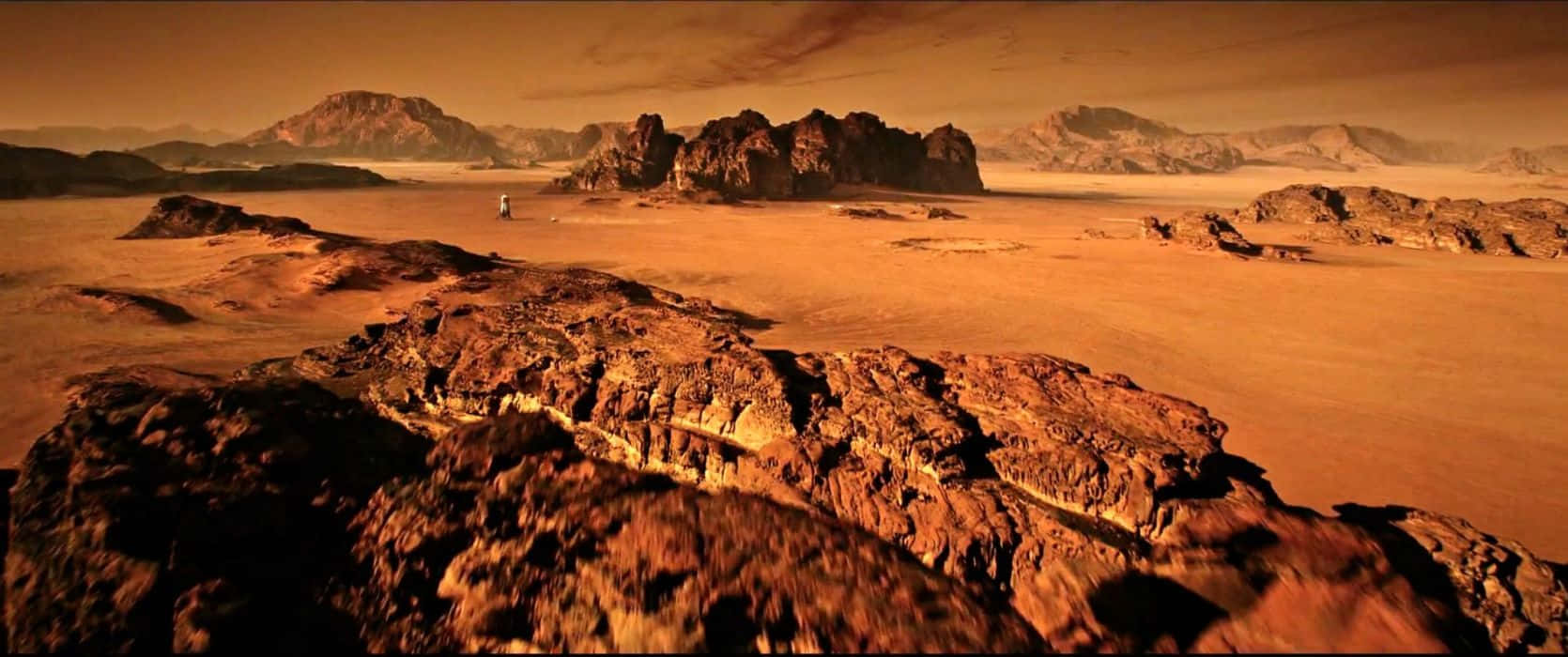 Spectacular Mars Landscape Wallpaper