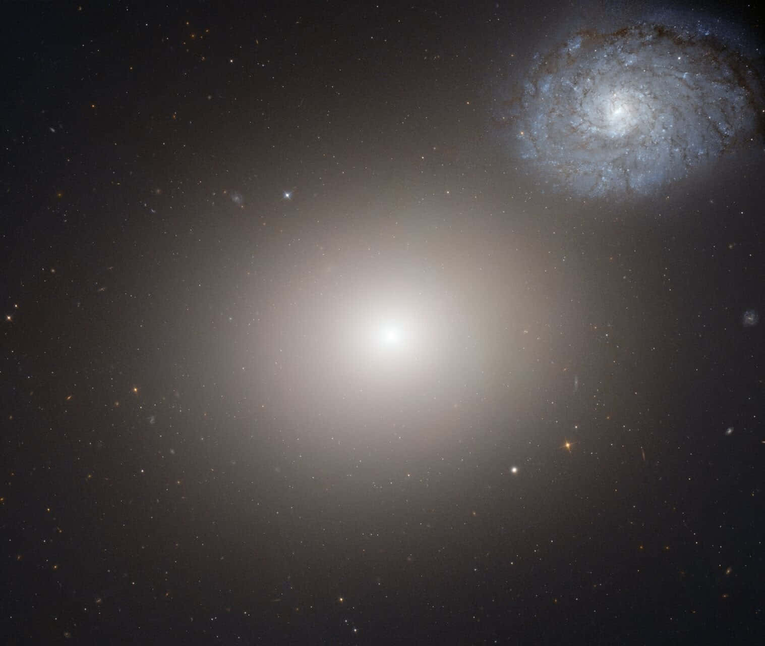 Spectacular View Of An Elliptical Galaxy Wallpaper