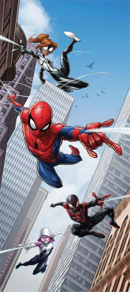 Spectacular Web-slinging Action Wallpaper