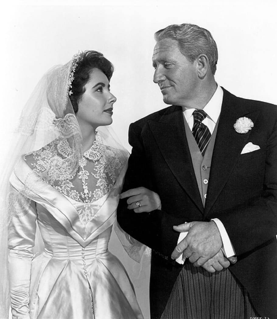 Spencer Tracy Elizabeth Taylor 1950 Movie Wallpaper