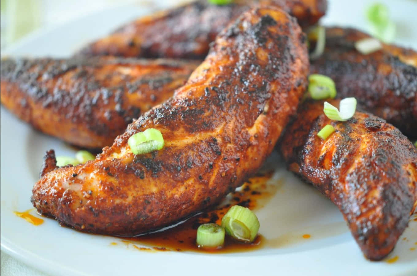 Spice Up Your Next Meal With Delicious Blackened Chicken! Wallpaper