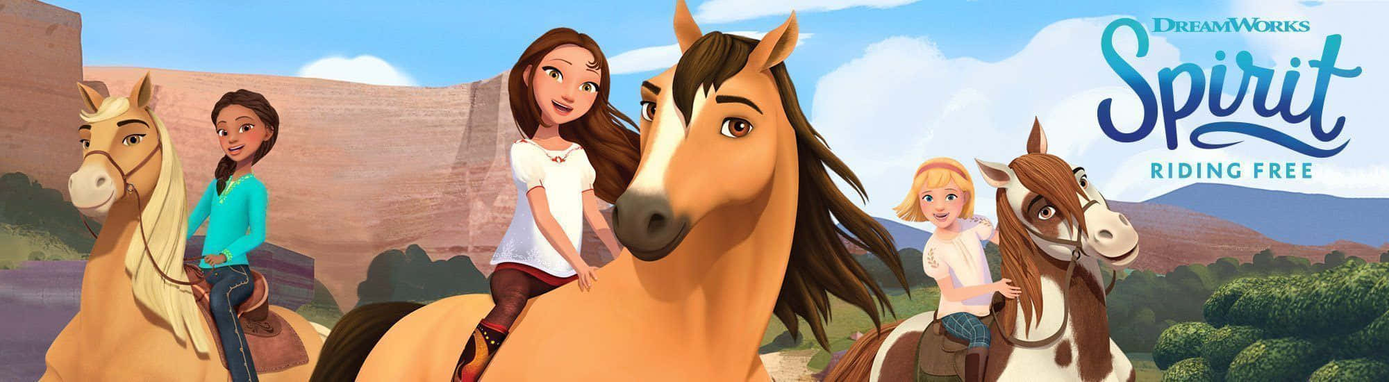 Spirit Riding Free Dual Screen Wallpaper