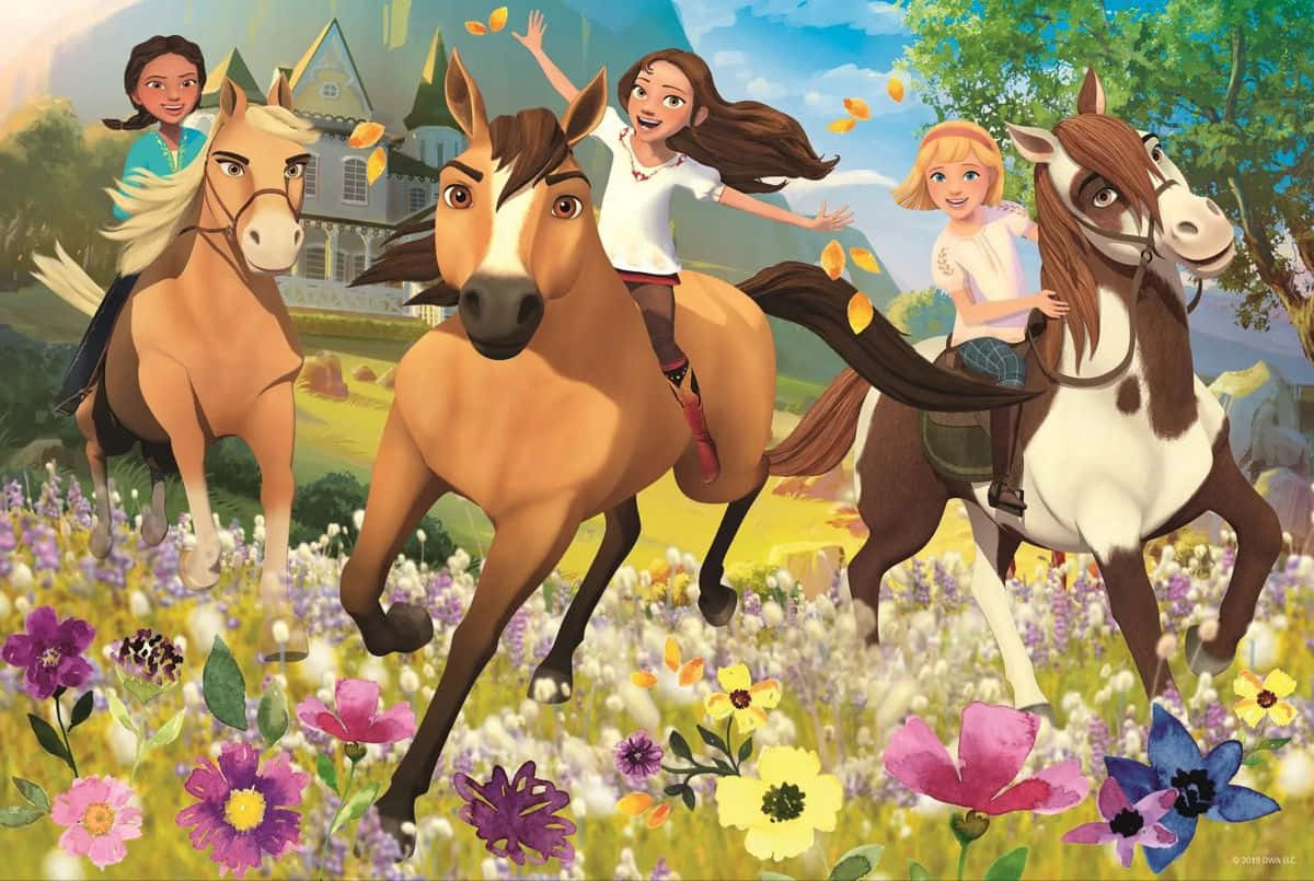 Spirit Riding Free Happy Wallpaper