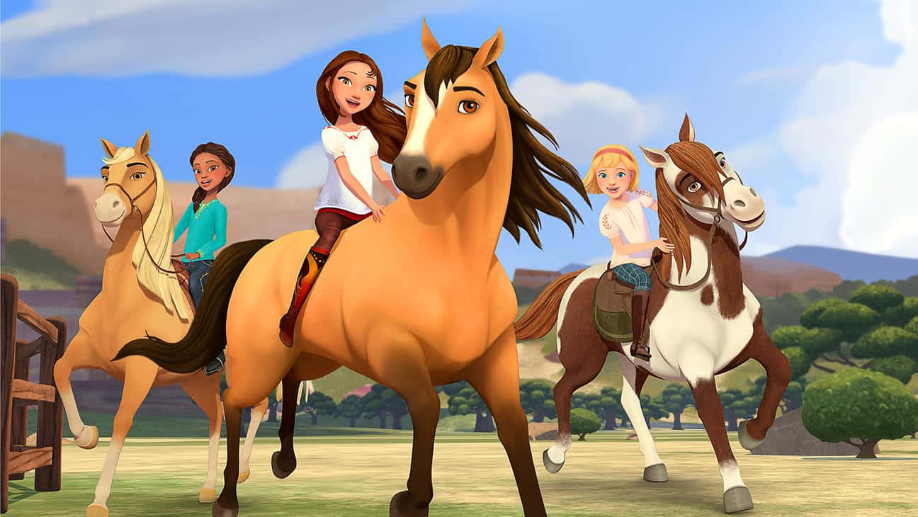 Spirit Riding Free Trio Wallpaper