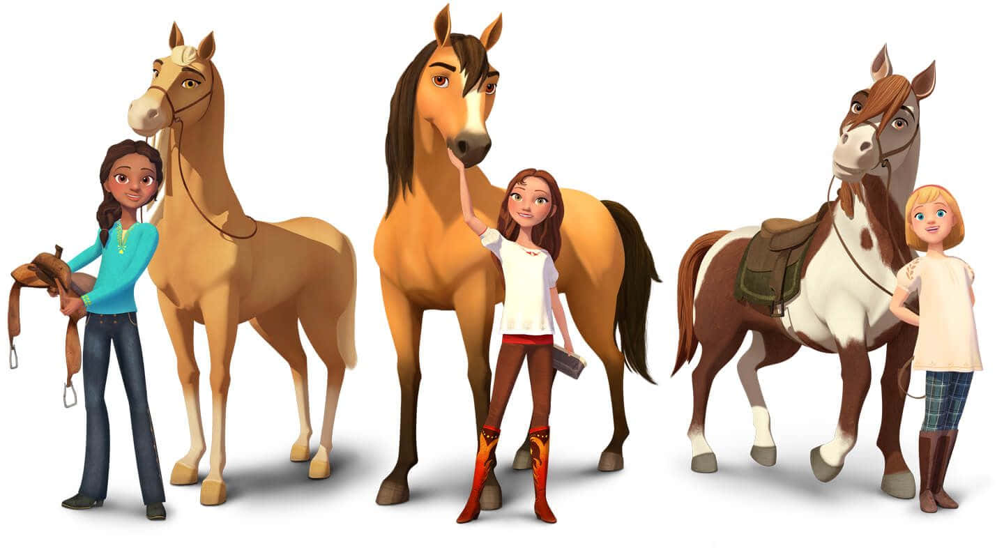 Spirit Riding Free Trio Wallpaper