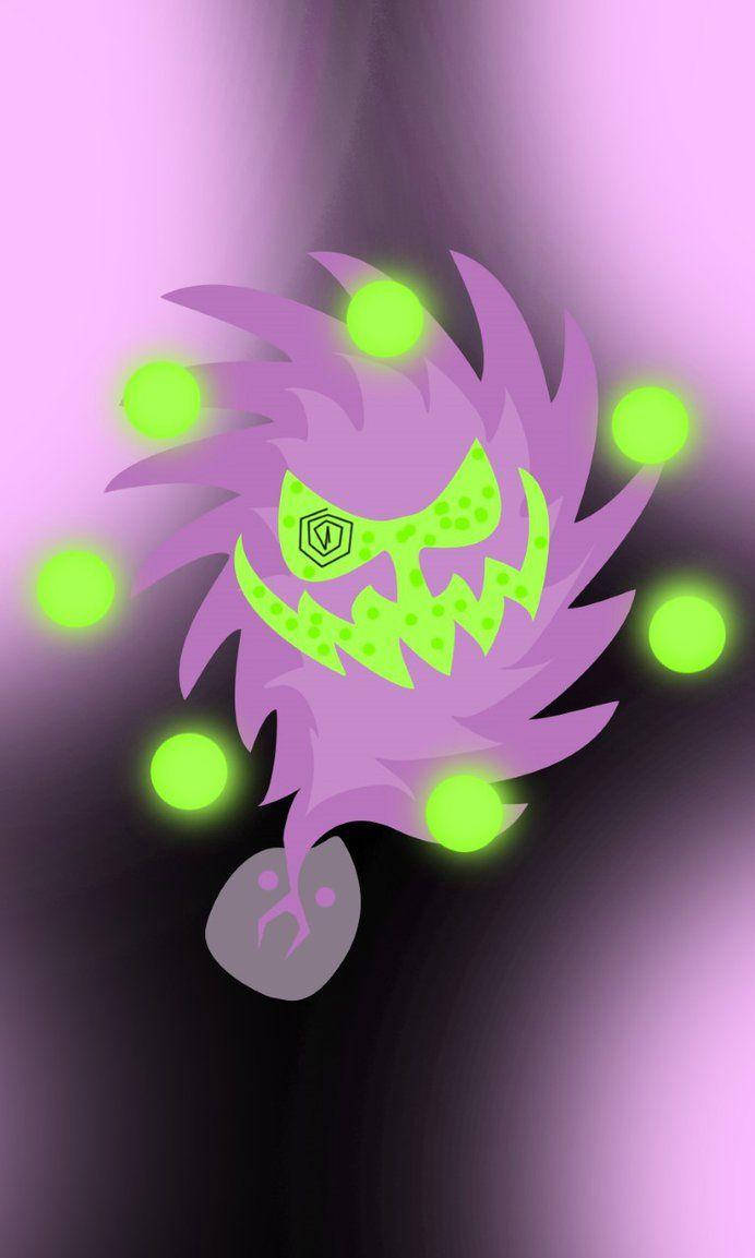 Spiritomb With Green Orbs Wallpaper