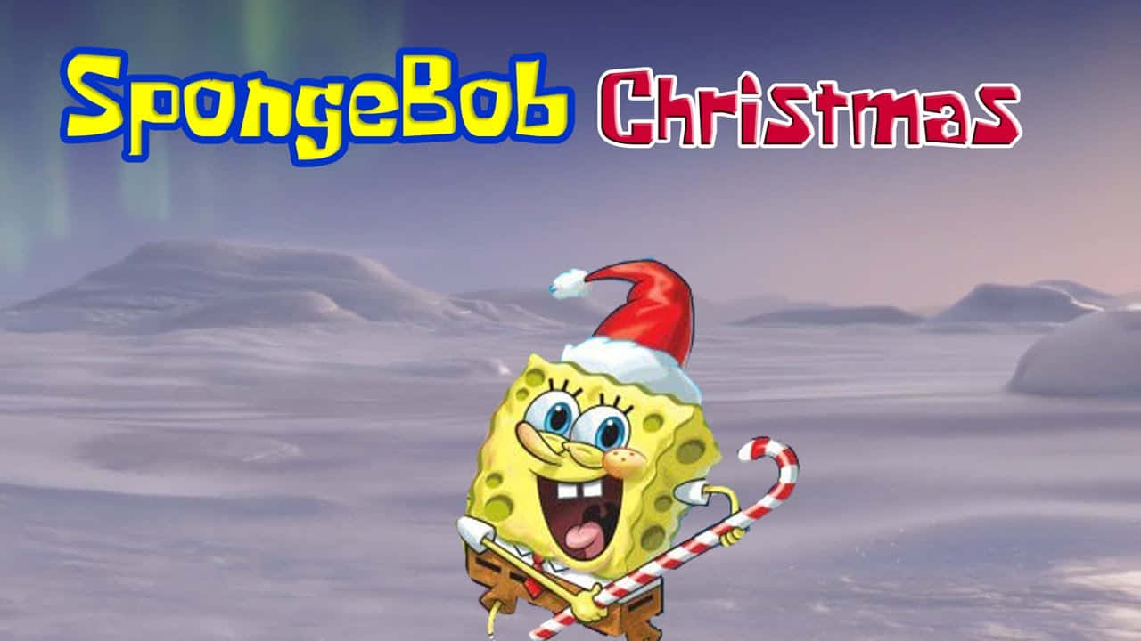 Sponge Bob Christmas Celebration Wallpaper