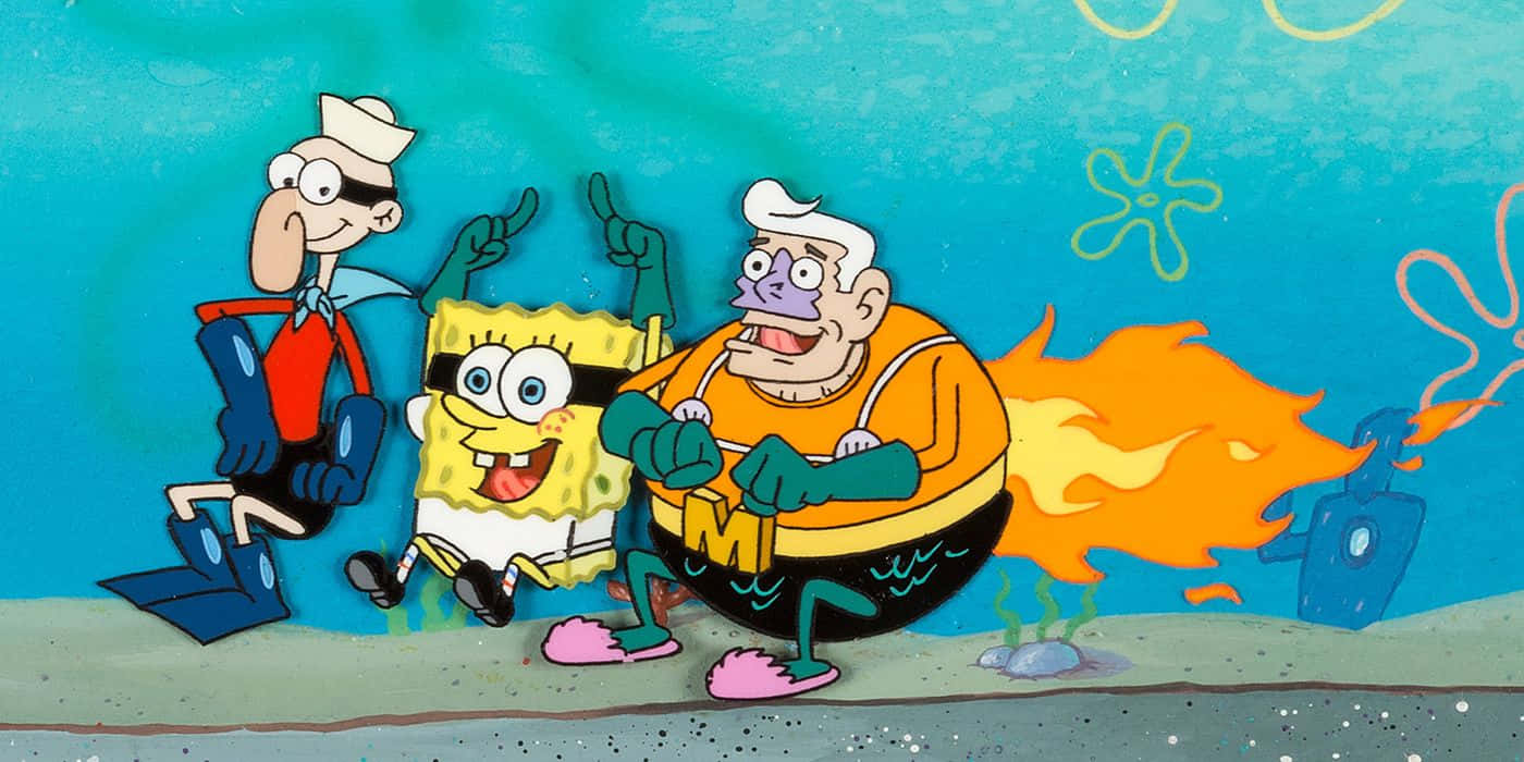 Sponge Bob_ Mermaid Man_ Barnacle Boy_ Adventure Wallpaper